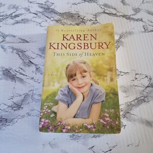 Source Unknown Karen Kingsbury This Side of Heaven - Yellow Cover with Red Title